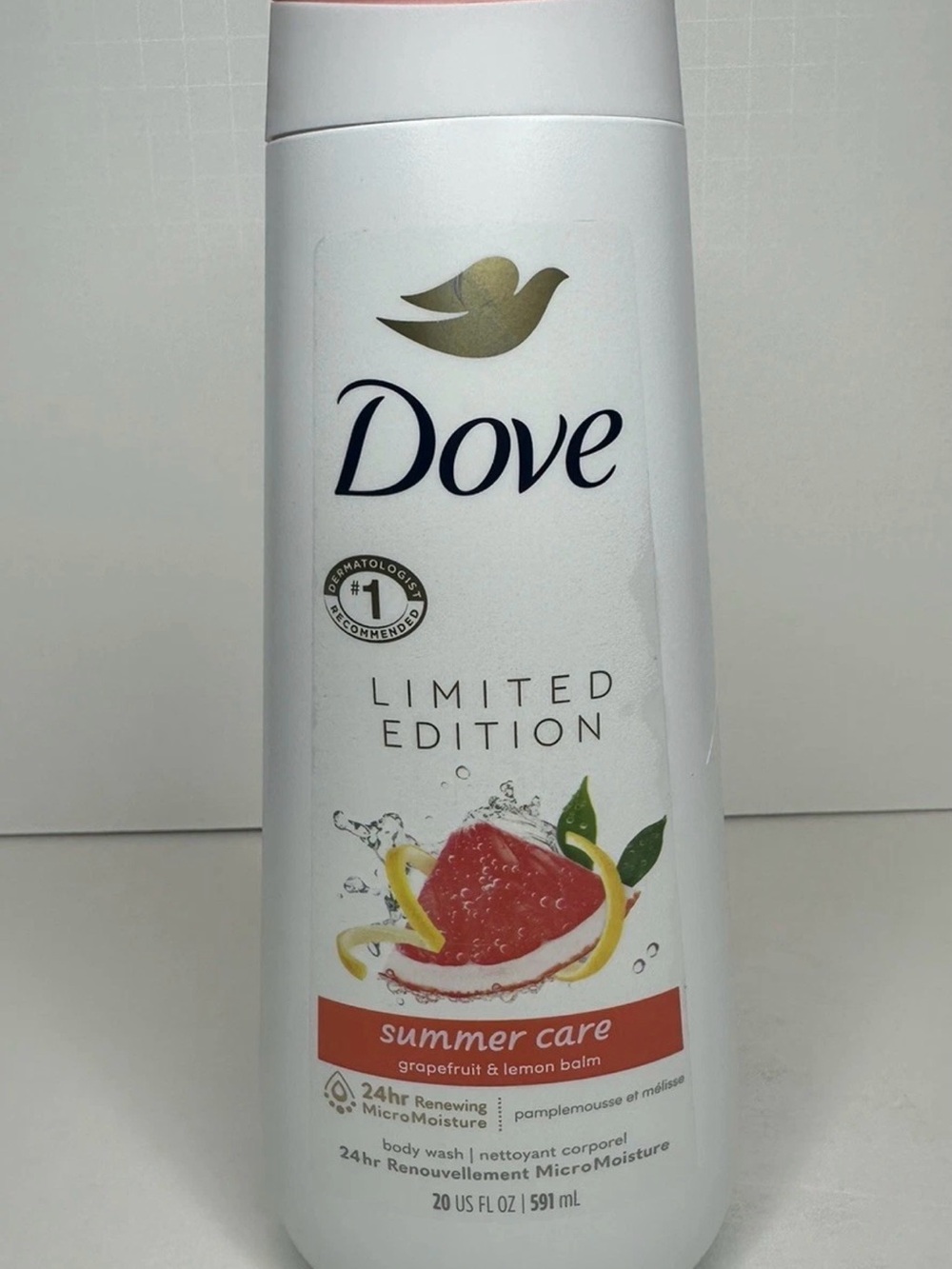 DOVE Limited Edition Summer Care Body Wash – Pink/Coral